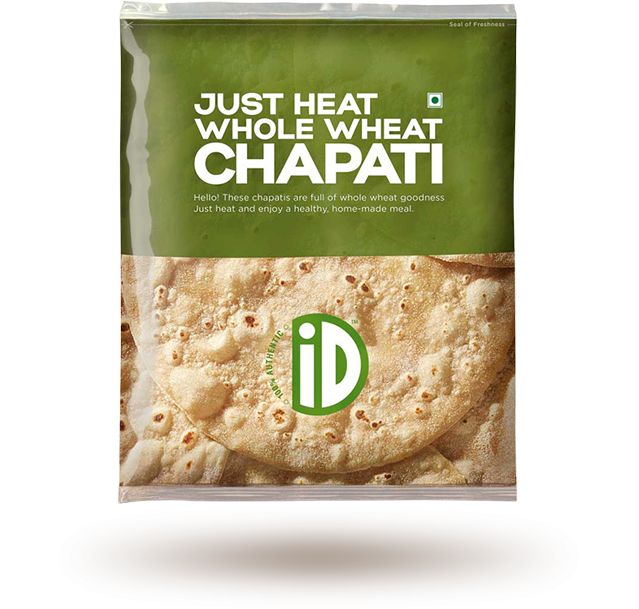 ID Fresh Food - Natural Whole Wheat Chapati