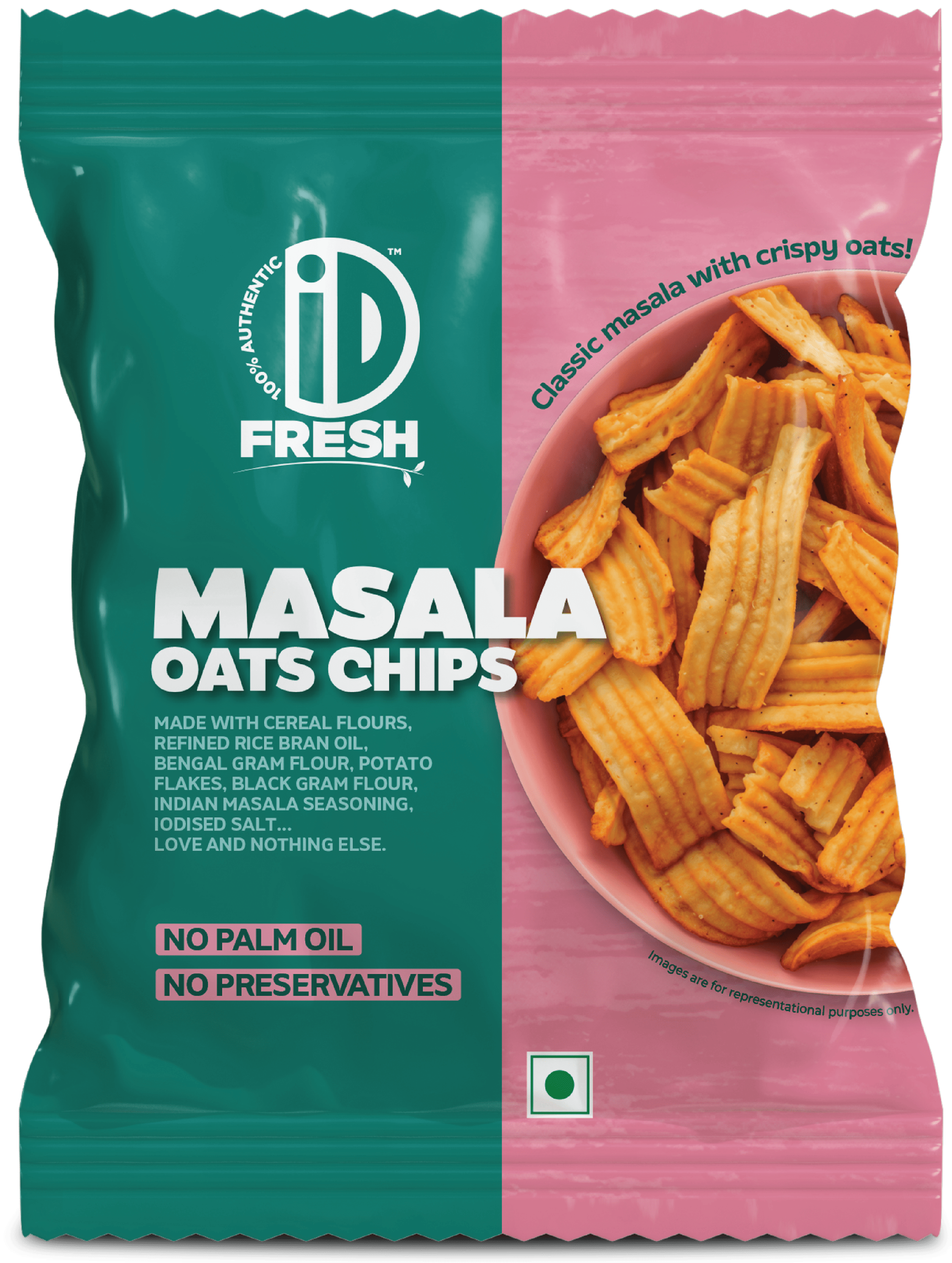 iD Fresh Masala Oats Chips